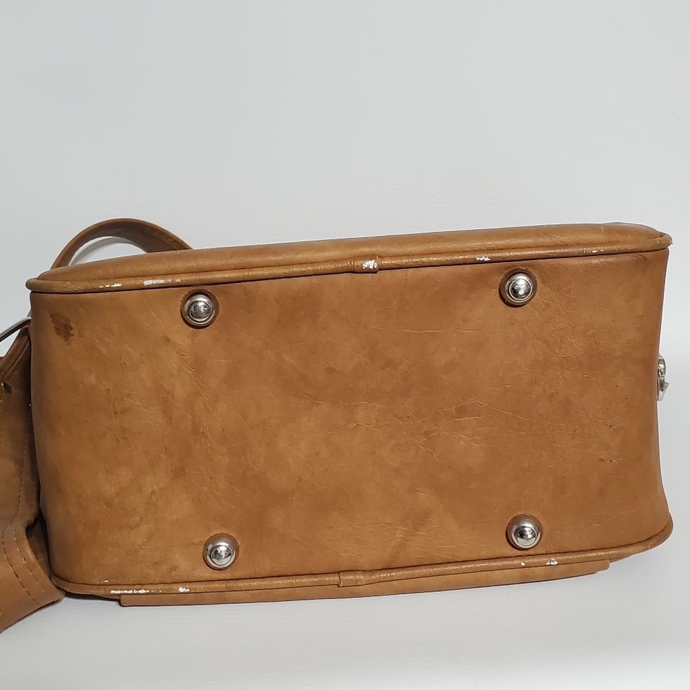 Vintage Samsonite Brown Overnight Bag with Strap - Picture 6 of 7